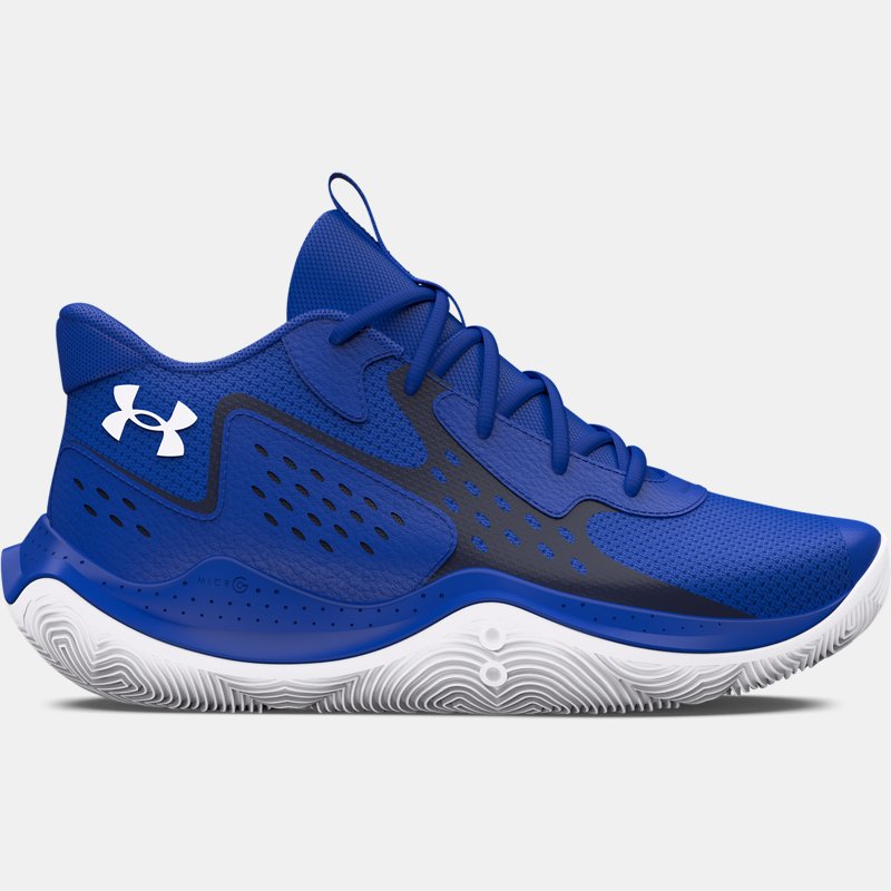 Grade School Under Armour Jet '23 Basketball Shoes Team Royal / Midnight Navy / White 37.5